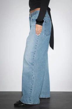 Sale Gina Tricot Baggy babe jeans Blauw
