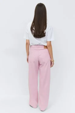 Hot Gina Tricot Baggy-crush jeans Roze