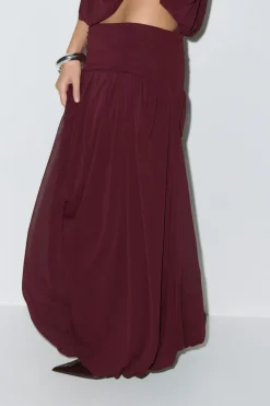 Discount Gina Tricot Balloon maxi skirt Rood