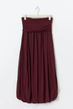 Discount Gina Tricot Balloon maxi skirt Rood