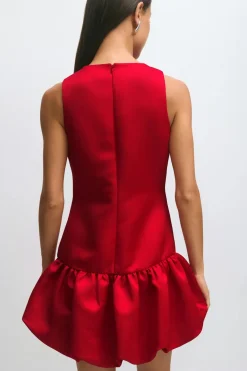 Best Gina Tricot Balloon mini dress Rood