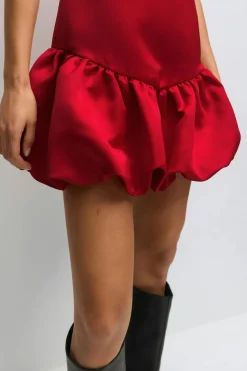 Best Gina Tricot Balloon mini dress Rood