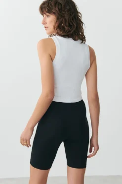 Gina Tricot basic biker Zwart