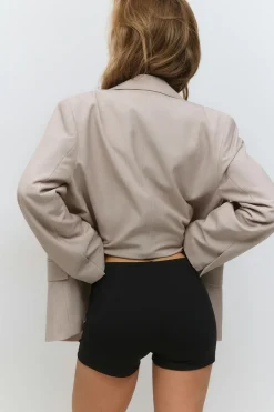Hot Gina Tricot Basic micro short biker Zwart