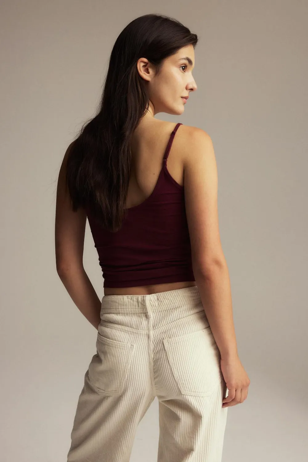 Gina Tricot Basic strap singlet Rood