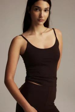 Best Gina Tricot Basic strap singlet Bruin