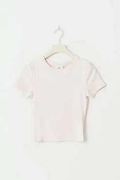 New Gina Tricot Basic tight top Roze