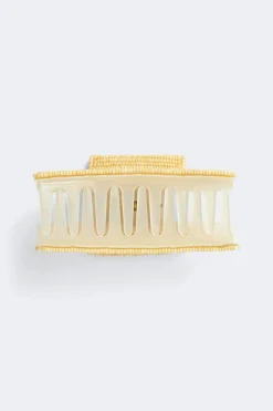 Online Gina Tricot Beaded hair clip Geel