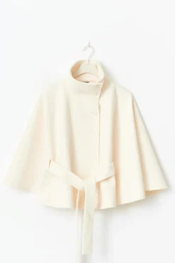 Sale Gina Tricot Belt cape jacket Wit