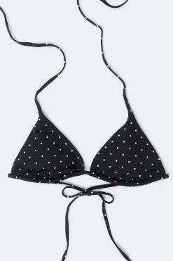 Outlet Gina Tricot Bikini triangle top Zwart