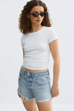 Gina Tricot Blue crush denim shorts Blauw