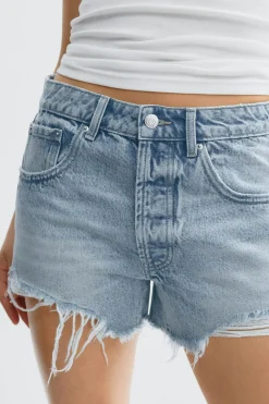 Gina Tricot Blue crush denim shorts Blauw