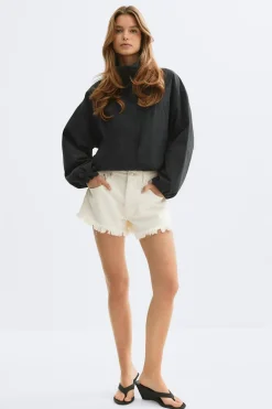 Clearance Gina Tricot Blue crush denim shorts Wit