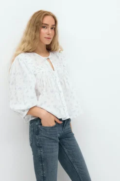 Discount Gina Tricot Boho blouse Blauw
