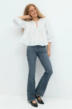 Discount Gina Tricot Boho blouse Blauw