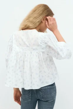 Discount Gina Tricot Boho blouse Blauw