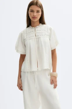 Clearance Gina Tricot Boho blouse Wit