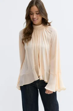 Best Gina Tricot Boho frill blouse Oranje