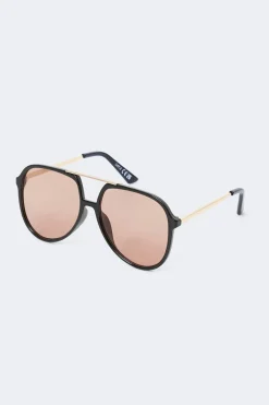 Online Gina Tricot Bold aviator sunglasses Zwart