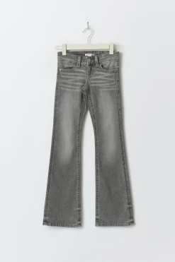 Discount Gina Tricot boot embroidery tall jeans Grijsv