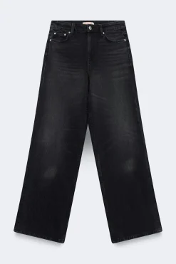 New Gina Tricot Boss bby wide jeans Zwart