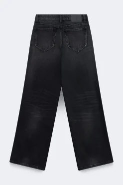 New Gina Tricot Boss bby wide jeans Zwart