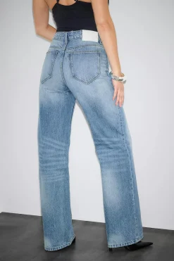 Clearance Gina Tricot Boss bby wide jeans Blauw