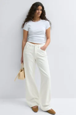 Discount Gina Tricot Boyfriend jeans Wit