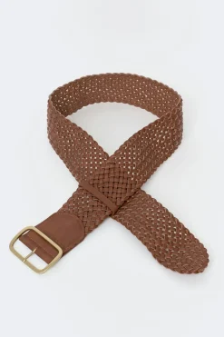 Gina Tricot Braided hip belt Bruin