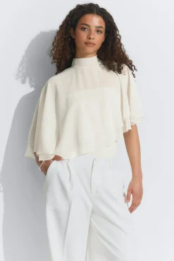 Clearance Gina Tricot Cape top Wit
