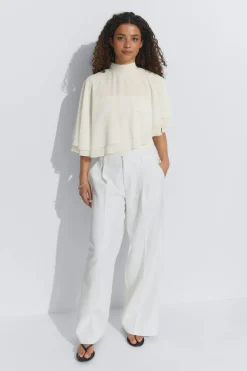 Clearance Gina Tricot Cape top Wit