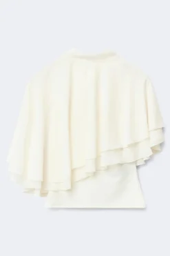 Clearance Gina Tricot Cape top Wit