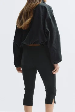 Sale Gina Tricot Capri trousers Zwart