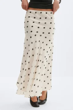 Online Gina Tricot Chiffon skirt Wit