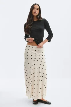 Online Gina Tricot Chiffon skirt Wit