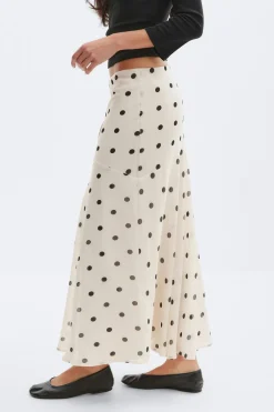 Online Gina Tricot Chiffon skirt Wit