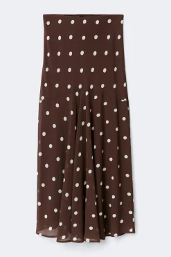 Best Gina Tricot Chiffon skirt Bruin