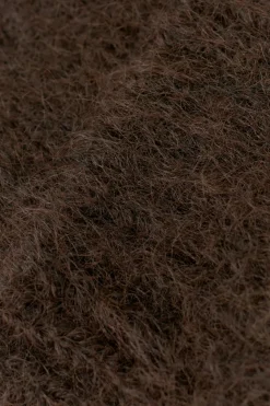New Gina Tricot Chunky hairy beanie Bruin