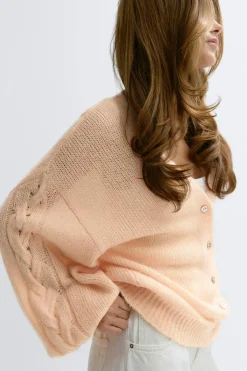 Clearance Gina Tricot Chunky knitted cardigan Oranje