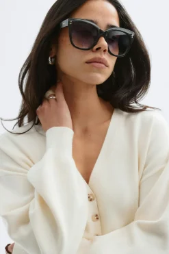 Outlet Gina Tricot Classic sunglasses Zwart