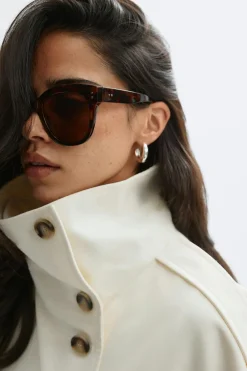 Clearance Gina Tricot Classic sunglasses Beige