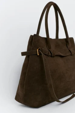 Gina Tricot Classic tote bag Bruin