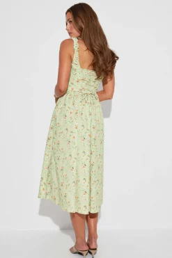 Outlet Gina Tricot Corset dress Groen