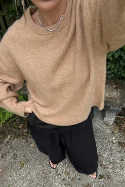 Best Gina Tricot Crew neck knitted sweater Wit