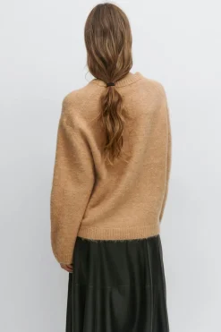 Best Gina Tricot Crew neck knitted sweater Wit