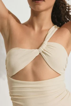 Gina Tricot Cutout swimsuit Wit