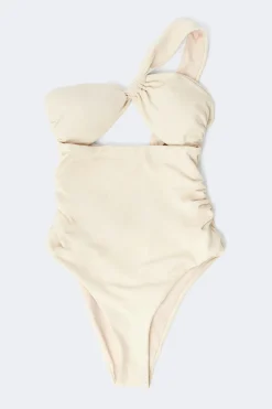 Gina Tricot Cutout swimsuit Wit