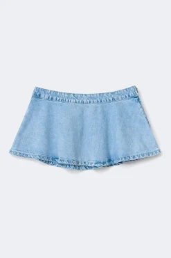 Sale Gina Tricot Denim mini skirt Blauw