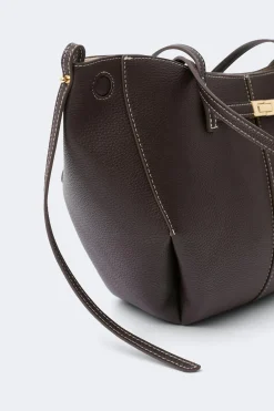 Online Gina Tricot Detail midi bag Bruin