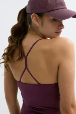 Discount Gina Tricot Detailed back yoga singlet Paars